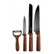 Набір ножів Magio MG-1095 5 предметів коричневий