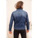 Джинсова куртка чоловіча, колір синій, 157R4606