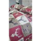 Комплект постільної білизни Трофей бордо, Turkish flannel