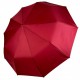 Складна однотонна парасолька напівавтомат від Bellissimo, антивітер, червона М0533-4