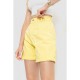 Джинсові жіночі шорти, колір жовтий, 214R1035