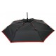 Класична парасолька-автомат на 8 спиць від Susino, з червоною смужкою, 016031AC-1