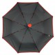 Классический зонт-автомат на 8 спиц от Susino, с красной полоской, 016031AC-1