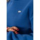 Спорт костюм жіночий на флісі, колір синьо-чорний, 112R701