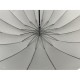 Семейный зонт-трость c большим куполом 114см на 16 карбоновых спиц от Frei-Regen, черный, 02510-1