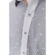 Рубашка мужская в полоску, цвет серо-белый, 131R140128