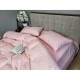 Комплект постельного белья Зори розовый, турецкая фланель, турецкая фланель