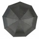 Жіноча парасолька напівавтомат сіра з подвійною тканиною Bellissimo 018301-2