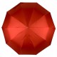Парасолька напівавтомат однотонна "Зоряне небо" від Bellissimo, червона, 019302-6