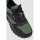Кросівки жіночі, колір чорно-зелений, 243R542- 110