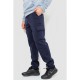 Спорт штани чоловічі карго на флісі, колір темно-синій, 241R0651