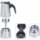 Гейзерна кавоварка Rainstahl RS-CM-8800-04 200 мл 4 чашки срібляста