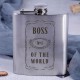 Фляга сталева "Boss №1 of the world", англійська