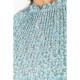 Сукня шифонова вільного крою, колір світло-бірюзовий, 204R70 1