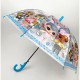 Дитяча парасолька-тростина, напівавтомат "LOL / ЛОЛ" від Rain Proof, з блакитною ручкою, 0269-2