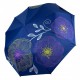 Жіноча складна парасолька-автомат від Flagman-TheBest з принтом квітів, синя, fl0512-6