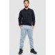 Спорт штани чоловічі на флісі однотонні, колір світло-сірий, 190R236
