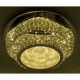 Люстра потолочная хрустальная LED с пультом 25661 Хром 18х50х50 см.