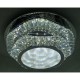 Люстра стельова кришталева LED з пультом 25661 Хром 18х50х50 см.
