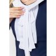 Блуза жіноча, колір синьо-білий, 1