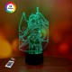 3D ночник GENSHIN IMPACT "Сёгун Райджэн" (УВЕЛИЧЕННОЕ ИЗОБРАЖЕНИЕ)+ батарейки (3ААА)  3DTOYSLAMP