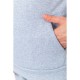 Спорт костюм чоловічий на флісі, колір світло-сірий, 190R235