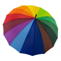 Семейный зонт-трость радуга от TheBest-Flagman, унисекс, 08052-1
