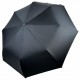 Чоловіча складана парасолька напівавтомат на 8 спиць з ручкою напівгак від TheBest, є антивітер, чорна, 0710-1