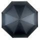 Чоловіча складана парасолька напівавтомат на 8 спиць з ручкою напівгак від TheBest, є антивітер, чорна, 0710-1