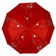 Женский складной механический зонт от Toprain, красный, 0097-5