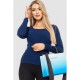 Кофта жіноча в рубчик, колір синій, 204R9024