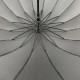 Жіноча парасолька-тростина на 16 спиць з абстрактним принтом, напівавтомат від фірми Toprain, чорна, 01541-4