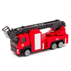 Металлическая машинка "Volvo Пожарная машина" (с краном)
