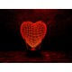 Сменная пластина для 3D ламп "Сердце" 3DTOYSLAMP