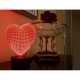 Змінна пластина для 3D ламп "Серце" 3DTOYSLAMP