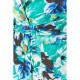 Костюм женский с цветочным принтом, цвет зелено-синий, 115R0451