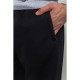 Спорт штани чоловічі на флісі, колір чорний, 244R4868