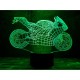Змінна пластина для 3D світильників "Мотоцикл 4" 3DTOYSLAMP