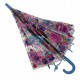 Дитяча прозора парасолька-тростина з малюнками, блакитна ручка, К0201-3