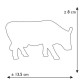 Коллекционная статуэтка корова Fatigues, Size M