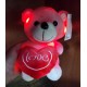 Мʼяка іграшка “Ведмедик з серцем”, підсвічування, 23 см