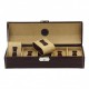 Скринька для зберігання годинника Friedrich Lederwaren Le Croc 5, коричнева