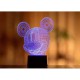 Змінна пластина для 3D світильників "Міккі Маус" 3DTOYSLAMP