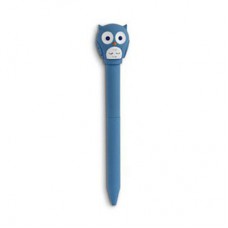 Ручка з підсвічуванням "Сова", блакитна