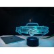 Змінна пластина для 3D світильників "Автомобіль 20" 3DTOYSLAMP