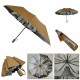Жіноча парасолька напівавтомат Bellissimo з візерунком зсередини і тефлоновим просоченням, бежева, 018315-7