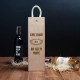 Коробка для пляшки вина "Крестный №1 во всем мире" подарункова, російська