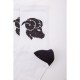 Білі жіночі шкарпетки з малюнком 172R916 4