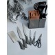 Набор ножей Edenberg EB-11098-Grey 12 предметов серый