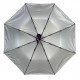 Женский однотонный зонт полуавтомат от TNEBEST с серебристым покрытием изнутри, фиолетовый, 0614-4